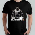 Call Of Duty Black Ops 7 Temalı Unisex %100 Pamuklu Bisiklet Yaka T-Shirt Model 2 - Siyah - 6 - 9 Yaş