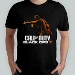 Call Of Duty Black Ops 7 Temalı Unisex %100 Pamuklu Bisiklet Yaka T-Shirt - Siyah - 6 - 9 Yaş