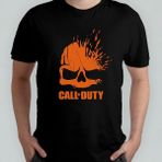 Call Of Duty Black Ops Unisex %100 Pamuklu Bisiklet Yaka T-Shirt Model 2 - Siyah - 8 - 12 Yaş