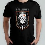Call Of Duty Black Ops Unisex %100 Pamuklu Bisiklet Yaka T-Shirt Model 3 - Siyah - 8 - 12 Yaş