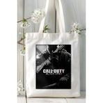 Call Of Duty Oyun Baskılı Bez Çanta Omuz Çantası Kişiye Özel Model 19