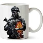 Call Of Duty Porselen Kupa Bardak - Beyaz - 199 ml
