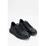 CALLAGHAN Erkek Hakiki Deri Siyah Deri Sneakers & Spor Ayakkabı