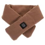 CALLARON 1 Adet ısıtmalı Eşarp Şal Muslin Aksesuarlar El Fanı Elektrik Termal Için Sahte Daha Sıcak Bandana Kablosuz ısıtıcılar Termikler Soğutma Altın Erkekler Peluş Cilt Dostu Kumaş Khaki