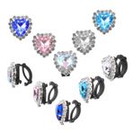 CALLARON 12 Adet Mücevher Ayakkabı Tokası DIY Ayakkabılar Için Elmas Taklidi Ayakkabı Bağı Klipleri Moda Takı Bayan Spor Ayakkabıları Manyetik Kalem Tutucu Klip Dantel Trim Rhinestones