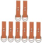 CALLARON 4 Set Viking Cosplay Kostümleri Için Ortaçağ Kemeri Kayışlar Aksesuarlar Rönesans Kostümü Rönesans Kemeri Etek Yürüyüşleri Etek Yürüyüşü Metal Light Brown 2 Adet*4