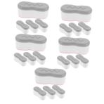 CALLARON 5 Set Kaymaz Tuvalet Contaları Boy Uzatıcı Yükseklik Artırıcı Tuvalet Yükseltici Pedler Yastıklı Tamponlar Adım Uzun Klozet Yükselticiler Sessiz Tuvalet Pedleri Karın Kası 4 Adet*5