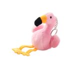 CALLARON Flamingo Anahtarlık Kolye 2 Adet Tüylü Ponpon Anahtarlık Süsü Anahtar Doğum Günü Hediyesi Rastgele Renk