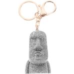 CALLARON taş heykel anahtarlık hawaii anahtarlık Moai cazibesi hediye dekorasyon anahtarlik otomobil aksesuarları moai anahtarlık süsü anahtarlık süsleme oyuncak bebek cüzdan adası