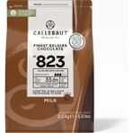 Callebaut 823 Sütlü Küvertür Drop Çikolata 2.5 Kg %33.6 Kakao Oranı ile Kolay Kullanım İçin İdeal