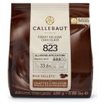 Callebaut 823 Sütlü Kuvertür Drop Çikolata 400 gr %33.6 Kakao Oranı ile Kolay Kullanım İçin İdeal