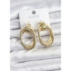 Callerrons Accessories Pirinç Gold Renk Damla Model Vintage Kadın Küpe - EBJ260123W39176