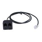 Callez Telefon Eğitim Adaptörü Y Splitter RJ9 Kulaklık veya Ahize Telefon Splitter için Cisco, Yealink, Avaya, Plantronics, Polycom, ShoreTel, NEC, Aastra, Nortel, Mitel ve Diğer IP Telefonlarla Uyumlu