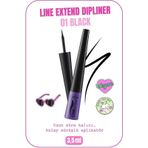 Callista 01 Line Extend Uzun Süre Kalıcı Bossgirl Black Siyah Dipliner