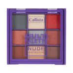 Callista 102 Nude Inspiration Göz Farı Paleti Mat ve Işıltılı Seçenekler ile Profesyonel Makyaj - standart