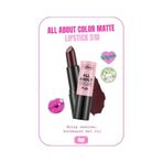 Callista All About Color Matte Lipstick Mat Görünümlü Ruj 510 Midnight Mulberry - Bordo