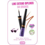 Callista Line Extend Dipliner Uzun Süre Kalıcı 04 Zesty Orange Turuncu 3,5 ml Kolay Sürüşlü Aplikatör
