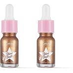 Callista Shine Bestie Highlighter Likit Aydınlatıcı 04 Sunset Pixie 2li paket