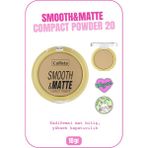 Callista Smooth Matte Compact Powder Mat Bitişli Toz Pudra - 20 Sand