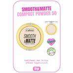 Callista Smooth & Matte Compact Powder Mat Bitişli Toz Pudra - 50 Nude Ivory