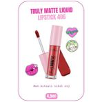 Callista Truly Matte Liquid Lipstick Mat Likit Ruj 406 Plum Pout - Kırmızı