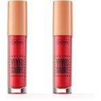 Callista Vivid Shine Lipgloss Nemlendiricili Dudak Parlatıcısı 101 Drop Everything Red, Kırmızı 2li paket