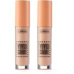 Callista Vivid Shine Lipgloss Nemlendiricili Dudak Parlatıcısı 106 Vanilla Goddess, Nude 2li paket