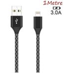 Callysta Iphone 14-13-12 11 3.0A Hızlı Halat USB Şarj Kablosu 1MM-(5775)
