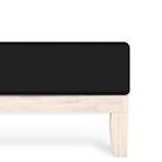 Calmera Home Çift Kişilik %100 Pamuk Penye Lastikli Çarşaf - Fitted Battal Siyah - 180x200 Cm
