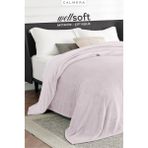 Calmera Wellsoft Çift Kişilik Battaniye | Ultra Yumuşak & Hafif | Peluş | 200 × 220 cm - Toz Pembe - 200 x 220 cm
