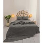 Calmo Nevresim Takımı %100 Pamuk Smoke Tek Kişilik 9571A - 160 x 220 cm - Renkli