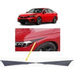 Calperia Honda Civic Fe1 2022 ve Sonrası Far Üstü Kaşı Çıtası Piyano Black 2 Parça