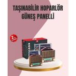 Calperia Solar Panel Şarjlı Taşınabilir Radyo Bluetooth Hoparlör Müzik Kutusu