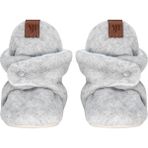 Caluu Baby Polar Ayarlanabilir Çıtçıtlı Bilekli Bebek Panduf - Gri