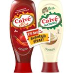 Calve 2li Set Acılı Ketçap 610g + Mayonez 540g - 1140 gr