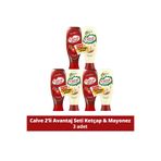 Calve 3x600 gr Ketçap + 3x540 gr Yağı Azaltılmış Mayonez