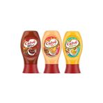 Calve Acı Peri Peri Sos Hafif Orta Acı 245 gr + Barbekü Sos 290 gr + 260 gr Köri Sos
