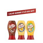 Calve Barbekü Sos 290Gr& Cheddar Sos 240Gr& Köri Sos 260Gr