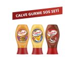 Calve Bbq Sos 290G + Cheddar Sos 240G + Burger Sos 245G