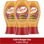 Calve Burger Sos 245 gr x 3 Adet - 735 gr