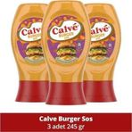 Calve Burger Sos 245G X3