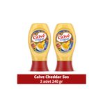Calve Cheddar Sos 240 GR x 2 Adet