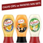 Calve Cips ve Patates Sos Seti 3’lü (Cheetos, Ranch, Cheddar Sos) - 725 gr