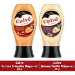 Calve Gurme Mayonezler 2li Set Sriracha Mayonez 240g x1 Adet + Trüflü Mayonez 235g x1 Adet - 1 Paket