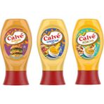 Calve Gurme Sos Seti 3lü / Burger - Cheddar - Köri - 240 gr