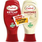 Calve Mayonez 540 gr + Ketçap 600 gr Tatlı x 8 Adet - 1 gr