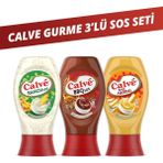 Calve Ranch Sos 245 G Barbekü Sos 290 G Ballı Hardal 260 G - 795 gr