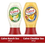 Calve Ranch Sos 245 gr & Cheddar Sos 240 gr - 485 gr