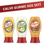 Calve Ranch Sos 245G + Cheddar Sos 240G + Burger Sos 245G - 730 gr