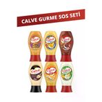 Calve Ranch Sos + Burger Sos + Trüflü Mayonez + Cheddar Sos + Ballı Hardal + Bbq Sos SET.UNİ.7461